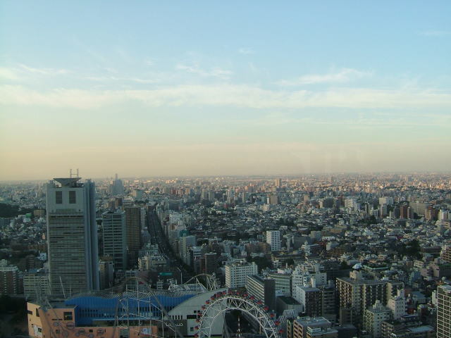 2008.9.東京都文京区、東京ドームホテルからの眺め