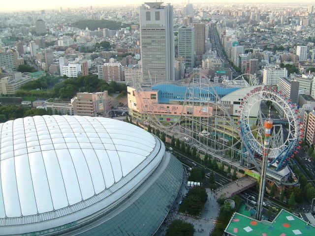 2008.9.東京都文京区、東京ドームホテルからの眺め