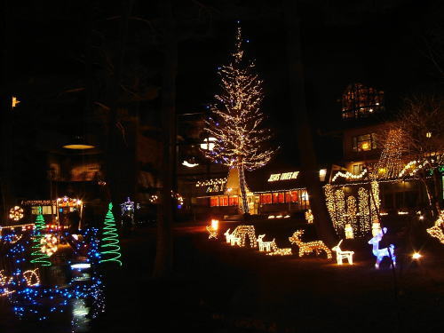 2006.12.長野県軽井沢町　White Christmas in 軽井沢、恵みシャレーのイルミネーション