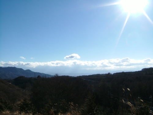 2006.3.長野県御代田町、雲と太陽
