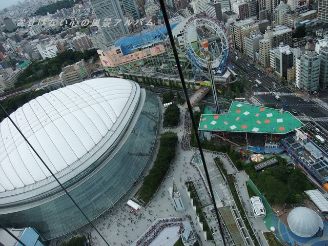 2010.9.東京都文京区、東京ドームシティ・東京ドームホテルからの眺め