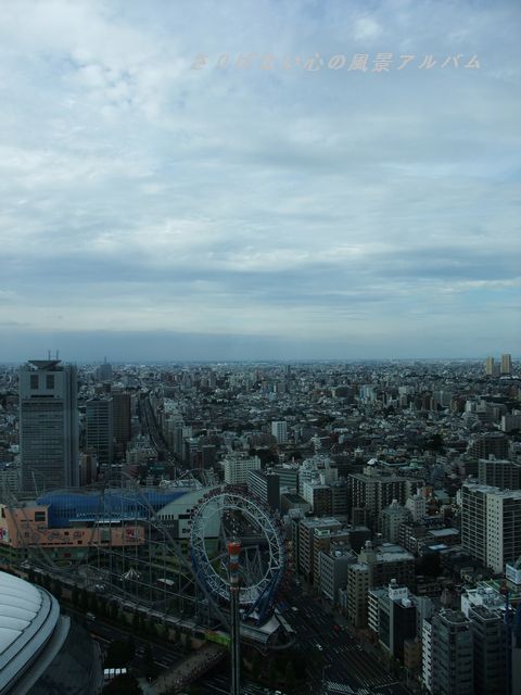 2010.9.東京都文京区、東京ドームシティ・東京ドームホテルからの眺め