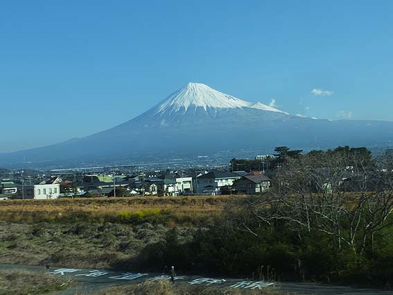 2017年3月16日の富士山