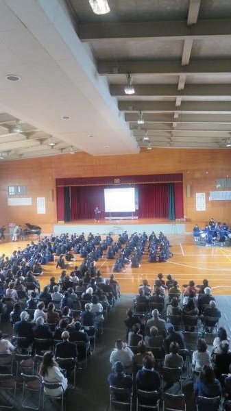 2017 3 14 　伏虎中学校　「閉校集会」